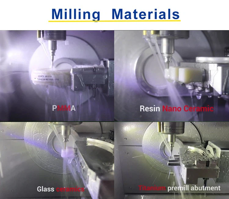 High Accuracy Dental Clinic Used Wet 5axis Milling Machine T20W