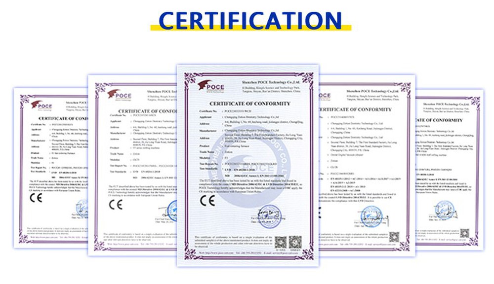 Big power spindle 5 axis wet milling machine of glass ceramic pre-milled abutment and titanium disc for dental lab certification Big power spindle 5 axis wet milling machine of glass ceramic pre-milled abutment and titanium disc for dental lab certification