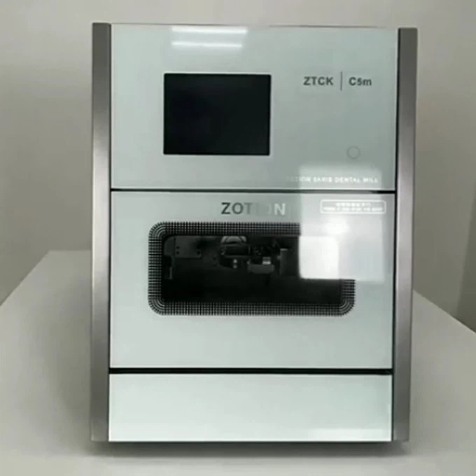 5 Axis Wet Dental Cad Cam Milling Machine For Glass Ceramic Titanium Disc